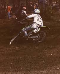Another Shot Of Eddie Warren Bajaacres This Is Either Late 1985 After He Earned 23 For The 1986 Season Or It Vintage Motocross Supercross Dirt Bike Racing