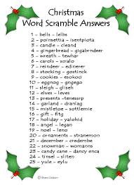 Try These Holiday Season Games For Kids Christmas Words Christmas Word Scramble Christmas Games