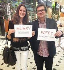 Aww, i hope these grown adults found their parents in the end. Funniest Welcome Home Signs Seen At Airports Around The World 7news