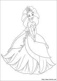 Coloriage La Princesse Et La Grenouille Prinses Kleurplaatjes Kleurboek De Prinses En De Kikker