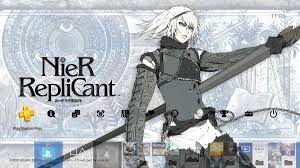 Featuring a wallpaper with moving weiss on the right side of the wallpaper. ã‚¨ã‚¯ã‚»ãƒ¬ãƒ³ On Twitter I Finally Unlocked That Free Nier Replicant Theme For Ps4