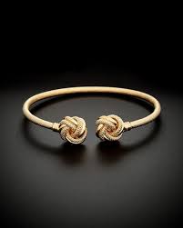 Spotted This 18k Italian Gold Mesh Love Knot Open Bangle On Rue La La Shop Quickly Bracelets Gold Diamond Jewelry Bracelets Gold Jewelry