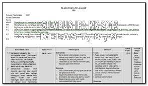 Tentu silabus tersebut yang digunakan di tahun ajaran tahun ini. Download Silabus Ipa Smp Kurikulum 2013 Kelas 7 8 9 Terbaru
