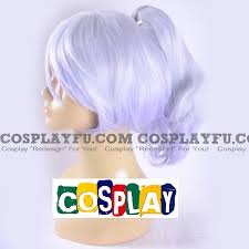 Medium Curly Pony Tail Light Purple Wig 1789 Cosplayfu Com