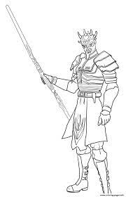 Coloring publication pages for youngsters are a 50+ top star wars coloring pages online free source : Savage Opress Star Wars The Clone Wars Coloring Pages Printable