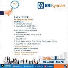 Temukan lowongan kerja loker 2021. Lowongan Kerja Bri Syariah Kc Banyuwangi Rekrutmen Dan Lowongan Kerja Bulan Maret 2021