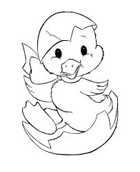Duckling Duckling Just Hatching From Egg Coloring Page Spring Coloring Pages Easter Coloring Pages Easter Egg Coloring Pages