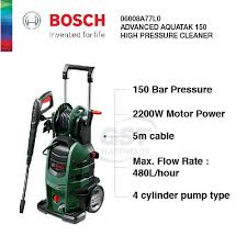 It has an interesting clever design that can lift water from a well (up to 25 feet) and allow it to function without a check valve on the suction and furthermore. Bosch Advanced Aquatak 150 High Pressure Cleaner Pressure Washer Water Jet Bosch Bosch