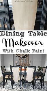 Dining Table Makeover With Chalk Paint Love Our Real Life Dining Table Makeover Chalk Paint Dining Room Table Dining Room Table Makeover