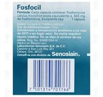 Fosfocil 500 mg, 12 Cápsulas.