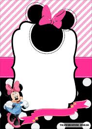 Learn how to make minnie mouse birthday invitation card step by step. Free Minnie Mouse 1st Birthday Invitation Template Minnie Mouse Birthday Invitations Minnie Mouse Invitations Minnie Mouse 1st Birthday
