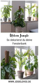 Fensterbank Deko Ein Kleiner Dschungel In Unserer Wohnung Josie Loves Coole Zimmerpflanzen Pflanzen Zimmerpflanzen