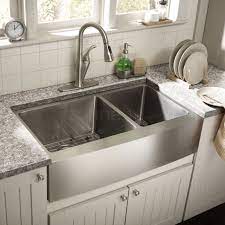 The sink area is often the busiest space in the kitchen, and apron front sinks experience even more contact with the elements than traditional undermounts. Stainless Steel Farmhouse Sinks Farmhouse Goals Stainless Steel Farmhouse Sink Country Kitchen Designs Kitchen Remodel