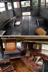 Short Bus Conversion In 2020 School Bus Tiny House School Bus Camper Bus Living