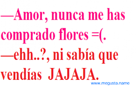 Nunca Me Has Comprado Flores Quotes Humor Spanish Humor