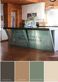Privilege Green Kitchen Island Green Kitchen Island Log Home Kitchens Painted Kitchen Island