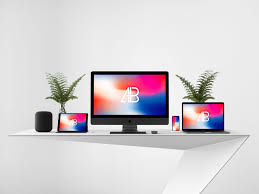 Modern Responsive Showcase Mockup Website Mockup Website Mockup Templates Mockup Free Psd