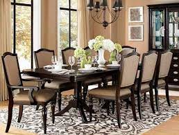 An oval dining table set is ideal. Fine Dining At It S Finest This 5 Piece Dining Set Of Urban Casual Elegance In Rich Espresso Finish B Dining Room Table Dining Room Sets Pedestal Dining Table