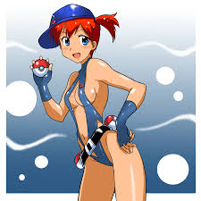 misty (pokemon and 1 more) drawn by takaya_n 