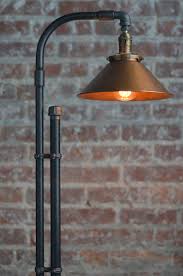 Industrial Floor Lamp Copper Shade Industrial Furniture Etsy In 2020 Industrial Floor Lamps Copper Floor Lamp Floor Lamp