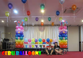 Balloon Simple Decoration For Birthday Party At Home Balloon Decors Party Favors Ideas Balloon Decorations Birthday Balloon Decorations Rainbow Balloons