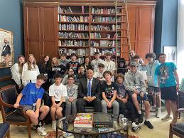 Our teens have arrvied in DC! Straight from Union Station to a meeting with  Senator Cory Booker at the US Capitol. Off to dinner soon and a Jewish  themed tour of the