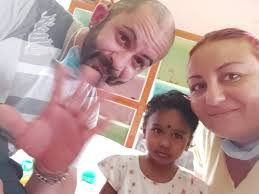 Finally families being united again!!!! This family reached their daughter  in India today after months of struggle due to Covid issues...their smiles  say it all. God bless you xx