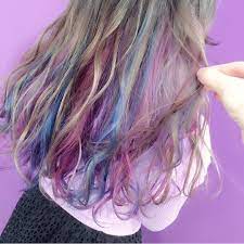 candy さんはinstagramを利用しています 評判良かったcolor ブリーチ2 3回必須 表面がパステルアッシュベージュに インナーにピンク パープル ブルー の三色が入ったカラー 夏休みやイベントカラーに おススメ ヘアスタイリング