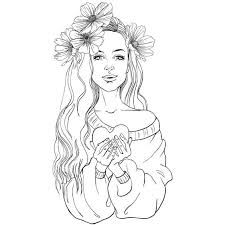 Omeletozeu Colouring Pages Female Art Art Drawings Sketches