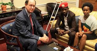 Ugandan authorities arrested opposition leader robert kyagulanyi and his campaign team just two his biggest threat? Bobi Wine Meets U S Congressman To Petition Trump To Stop Funding Uganda Army Africanews