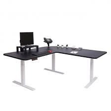 Schreibtisch online kaufen eckschreibtische & kinderschreibtische klassisch & modern 14 tage rückgaberecht schreibtische jetzt entdecken mömax Eck Schreibtisch Hwc D40 Computertisch Elektrisch Hohenverstellbar Memory 178x178cm 84kg Schwarz Weiss