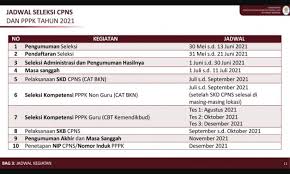 Pendaftaran seleksi penerimaan pegawai negeri sipil atau cpns 2021 resmi dibuka hari ini, rabu (30/6). Berikut Jadwal Lengkap Seleksi Cpns Dan Pppk 2021 Rembang Bicara