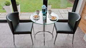 Small glass dining table and 2 chairs. Small Glass Dining Table For 2 Off 66