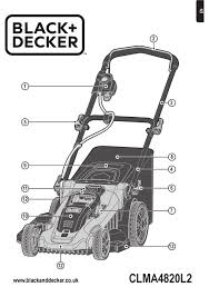 Black+decker's electric lawn and garden equipment releases zero emissions in your yard, helping to reduce your carbon footprint. Black Decker Clma4820l2 Manual Pdf Download Manualslib