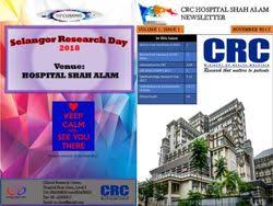 In no event shall salam shah alam specialist hospital or its suppliers be liable for any damages (including, without limitation, damages for loss of data or profit, or due to business interruption) arising. Venue 2018 Clinical Research Centre