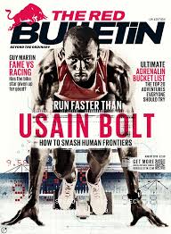 Alex Williamson Illustration Better Than Bolt Sports Magazine Covers Red Bulletin Cover