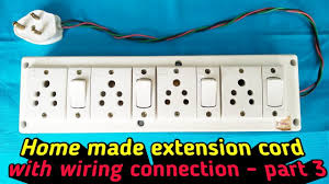 A wiring diagram is a type of schematic which utilizes abstract photographic symbols to reveal all the interconnections of parts in a system. Home Made Extension Cord With Wiring Connection Part 3 Youtube