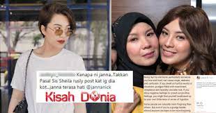Pengarah dan penerbit, sheila rusly sentiasa mendoakan kejayaan janna nick dalam bidang lakonan walaupun hubungan dua. Kalau Kau Sayang Banyak Sakit Pun Kena Banyak Muat Naik Status Sedih Peminat Spekulasi Janna Nick Tuju Pada Sheila Rusly Kisah Dunia