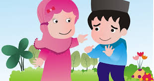 Contoh mewarnai gambar kartun yang terakhir ini adalah karakter doraemon. Mewarnai Gambar Anak Muslim Mewarnai Gambar