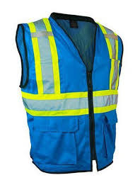 It's for construction safety,outdoor safety,traffic safety. Forcefield Men S Safety Vest With Zipper Front Navy L Xl Safety Vest Vest Outfits Work Wear