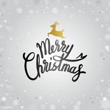 Merry Christmas Typography Design Vector Free Image By Rawpixel Com Merry Christmas Typography Christmas Typography Typography Design