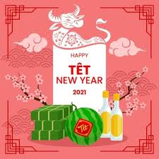 Còn bao nhiêu ngày nữa là đến tết nguyên đán tân sửu 2021. Free Vector Vietnamese New Year 2021 And Watermelon Tet Cake