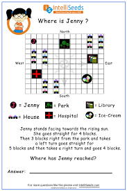 Direction Sense Thinking Skills Worksheets For Grade 3 Reading Comprehension