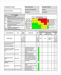 Business Risk Assessment Template Luxury 26 Risk Assessment Form Templates In 2020 Business Risk Business Continuity Planning Statement Template