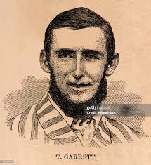 A vintage illustration featuring Tom Garrett of the Australian... News  Photo