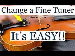 Use to tune small differences in pitch. How To Change A Fine Tuner Kennedy Violins Youtube