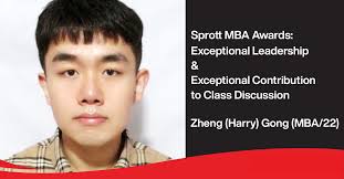 Sprott MBA students recognized for excellence and their contributions to  the program