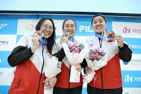 Air Pistol Team Events in the 15th Asian Airgun Championship Daegu, KOR (17  November 2022)