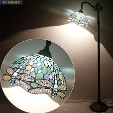 Maybe you would like to learn more about one of these? Tiffany Style Reading Floor Lamp W12h64 Inch Led Bulb Included Sea Blue Stained Glass Crystal Bead Dragonfly Lampshade Antique Lighting Arched Base S147 Werfactory Lamps Living Room Bedroom Gifts Pricepulse