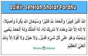 Bacaan Dzikir Dan Doa Setelah Sholat Wajib Sesuai Sunnah